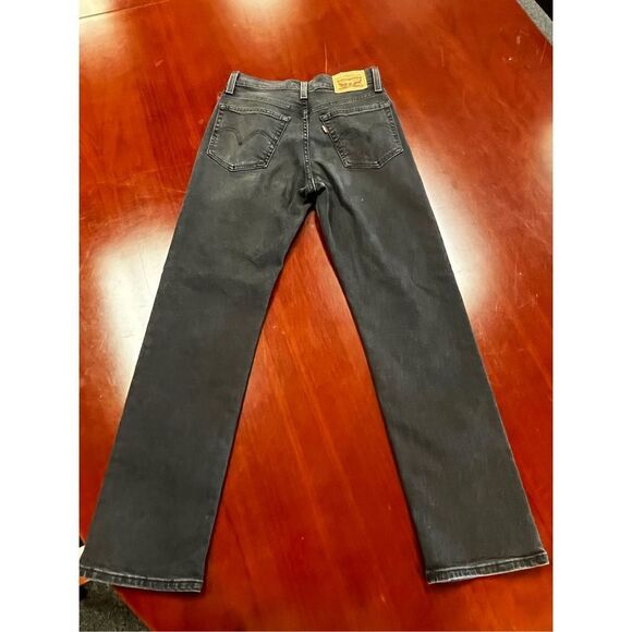 Levi’s Black Wedgie Straight Button Fly Jeans  sz 26 Worn Once - Picture 6 of 6